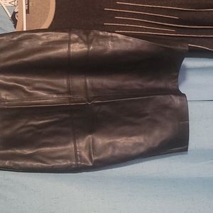 Faux Leather Skirt